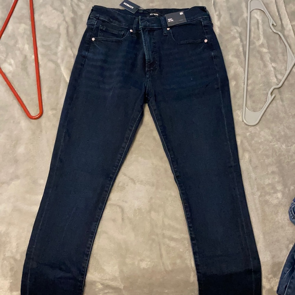 Express Skinny Mid Rise 8R Jean Leggings